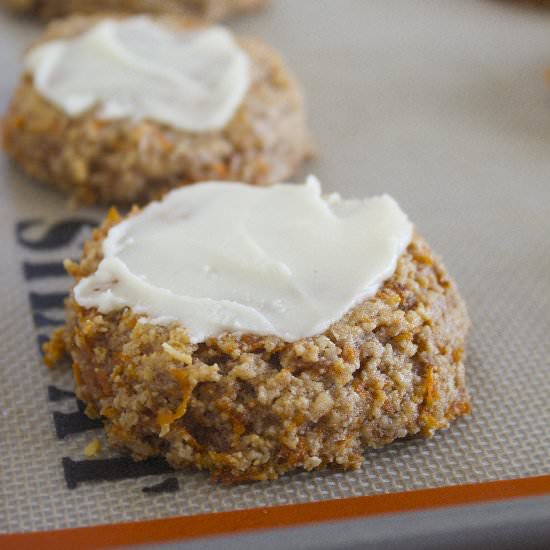 Paleo Carrot Cake Cookies