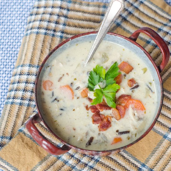 Creamy Chicken & Wild Rice Soup