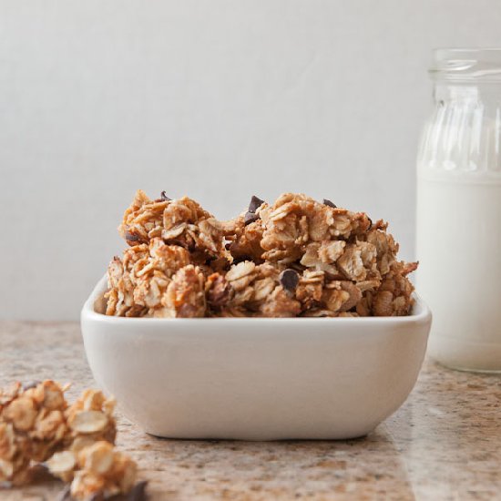 Chocolate Chip Peanut Butter Granola