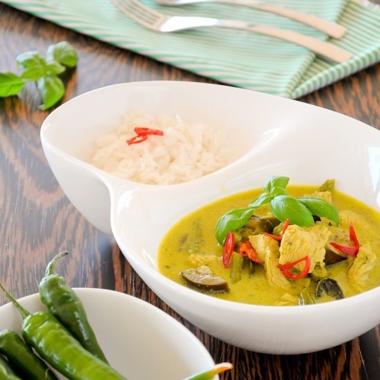 Thai Green Curry with Turkey