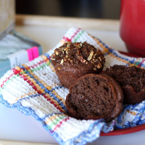 Double Chocolate Streusel Muffins