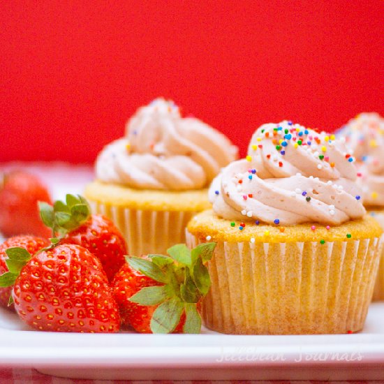 Cream Cheese Pound Cake Cupcakes