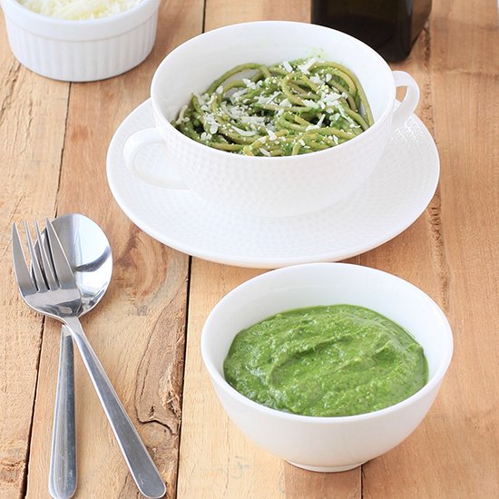 Spinach Basil Pesto Sauce