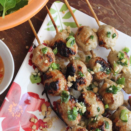 Nem Nuong Vietnamese Grilled Pork