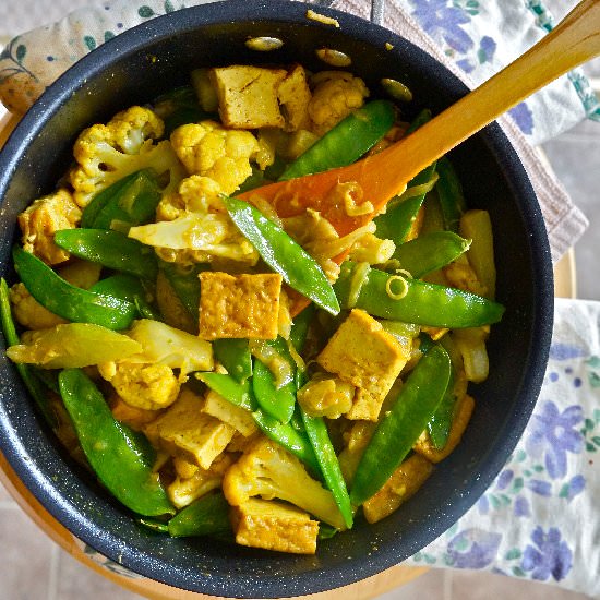 Vegetarian Tofu Curry