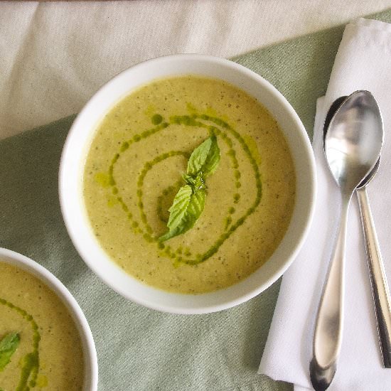 Zucchini and Sweet Potato Soup