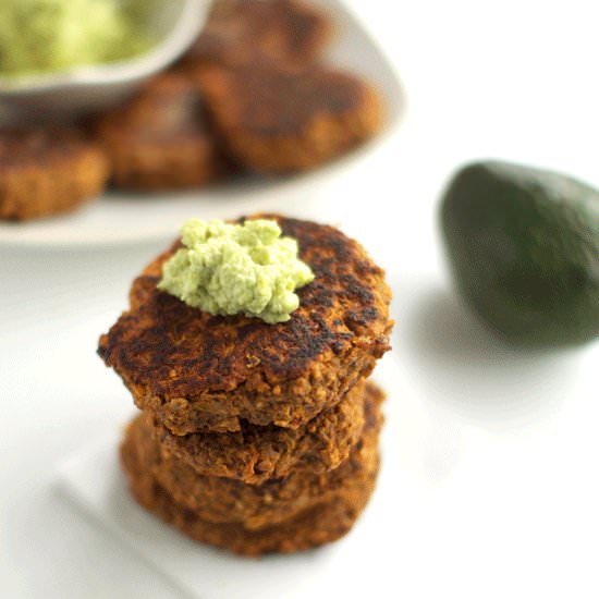 Sweet Potato and Black Bean Cakes