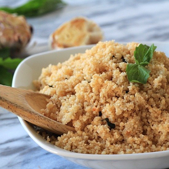 Roasted Garlic & Herb Couscous