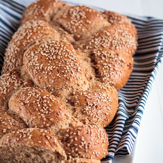 Maple Cinnamon Spelt Challah