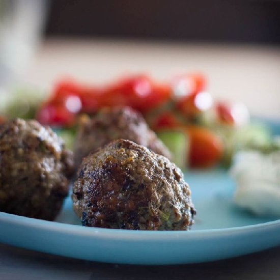 Meatballs with a Greek twist!