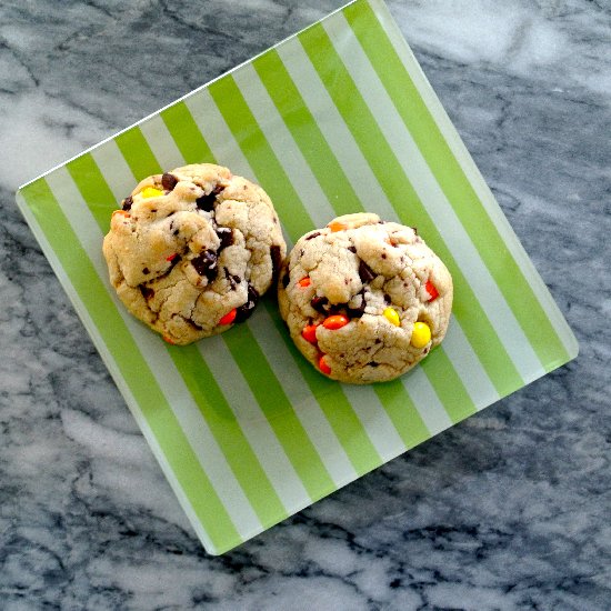 Chocolate Chunk and Candy Cookies