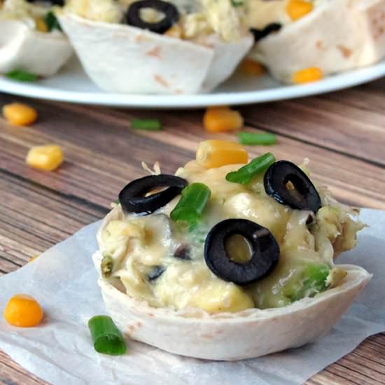 Chicken Tortilla Cups