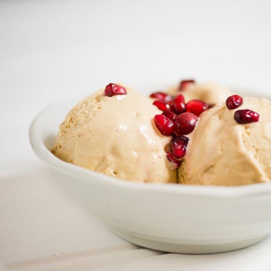 Pomegranate Molasses Ice Cream