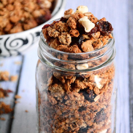 White Chocolate Cranberry Granola