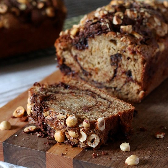 Nutella Banana Bread