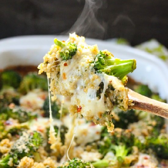 Broccoli and Quinoa Casserole