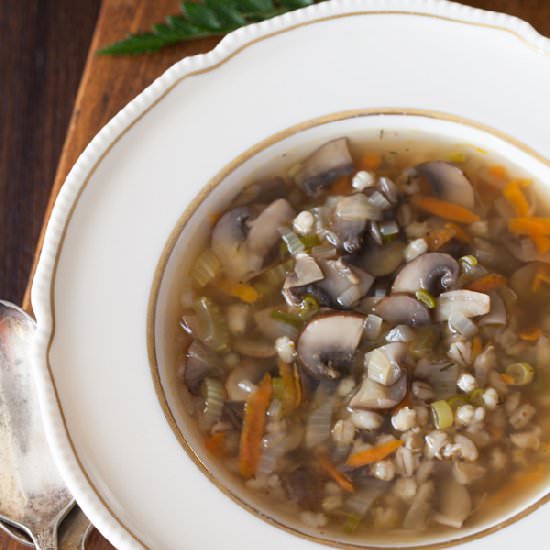 Mushroom Barley Soup