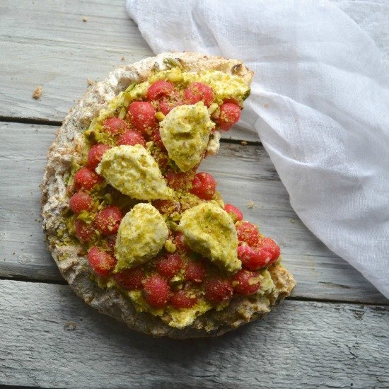 Pistachio and Cherry Cake