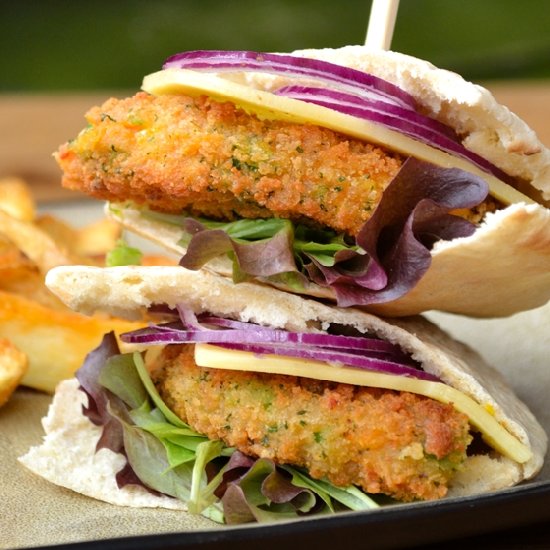 Veggie Pitta Burger