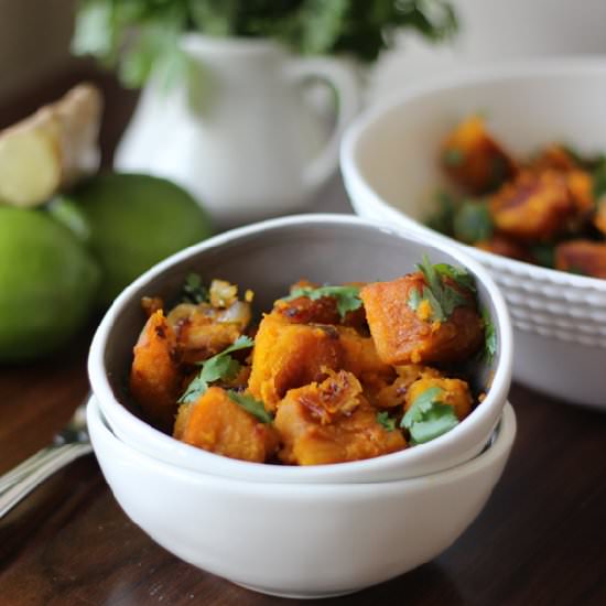 Thai Roasted Kabocha Squash