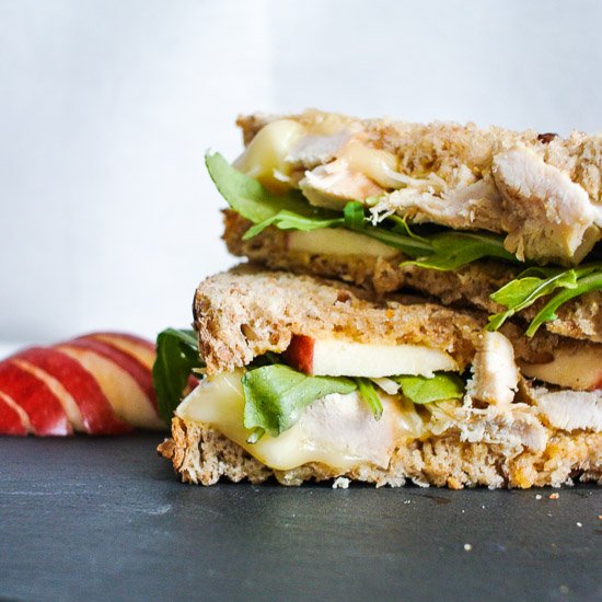 Turkey, Apple, Brie Panini