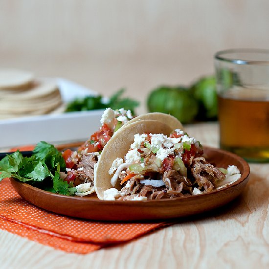 Pork Carnitas with Tomatillo Salsa