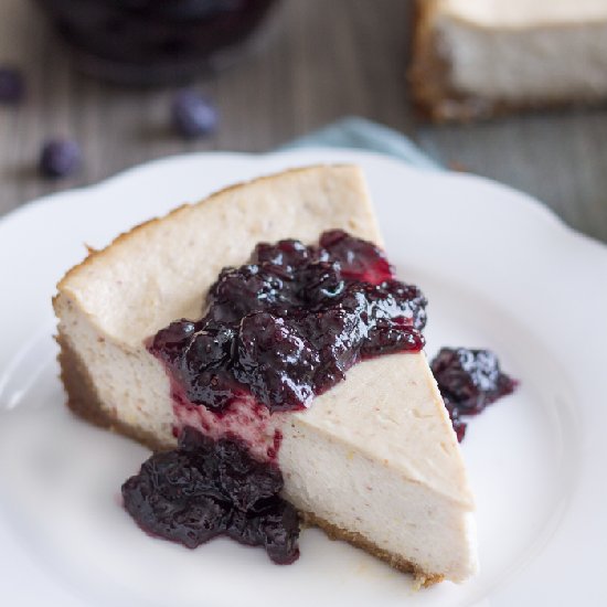 Vegan Lemon Ricotta Cheesecake