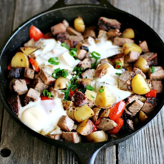 Corned Beef Hash and Eggs