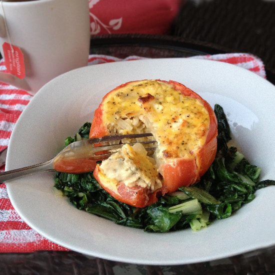 Baked Stuffed Tomato