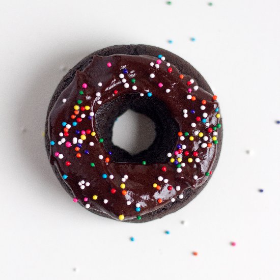 Dark Chocolate Coconut Donuts