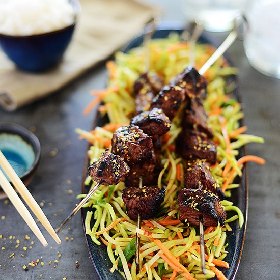 Asian Steak Kebabs