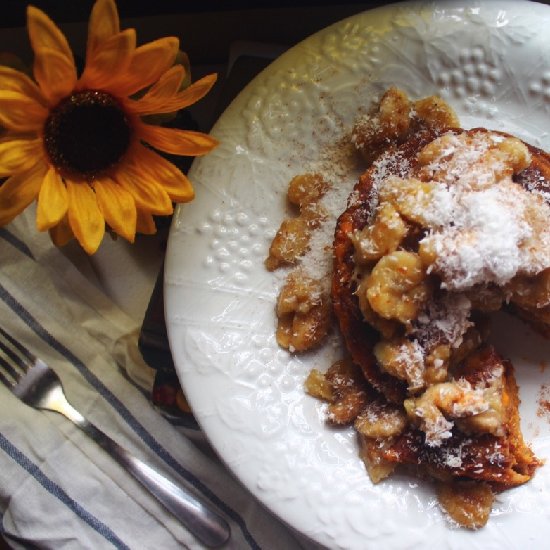 Sweet Potato, Coconut Flapjacks