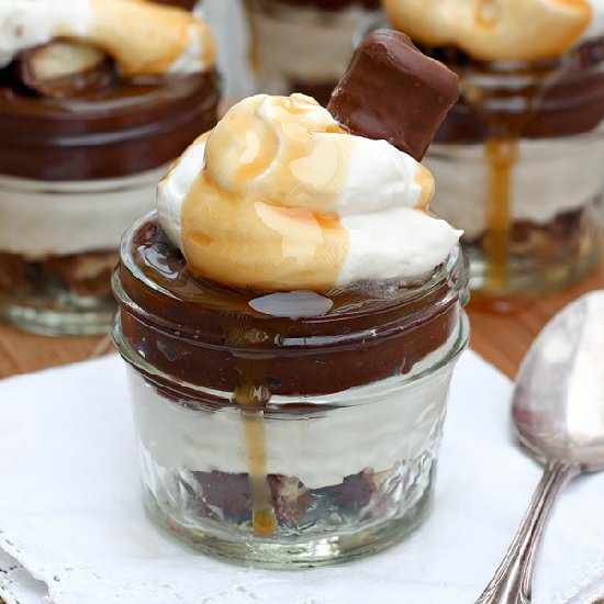 Salted Caramel Twix Parfaits