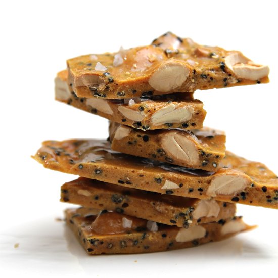 Salted Almond and Sesame Brittle