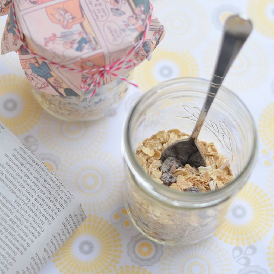 Homemade Oatmeal in a Jar