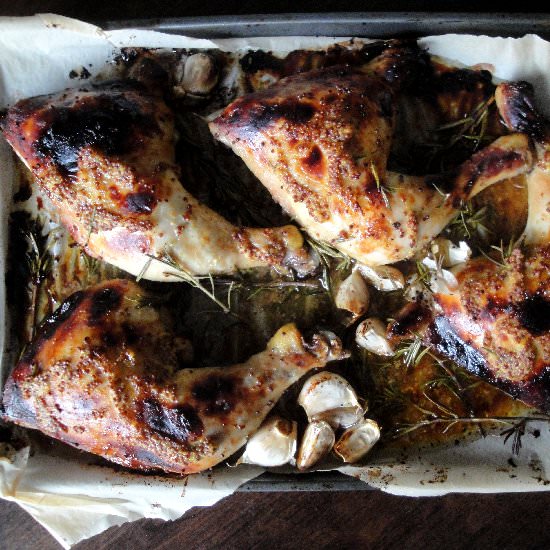 Roasted Chicken with Honey