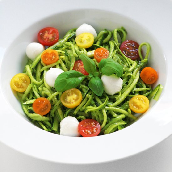 Zucchini Noodles with Pesto