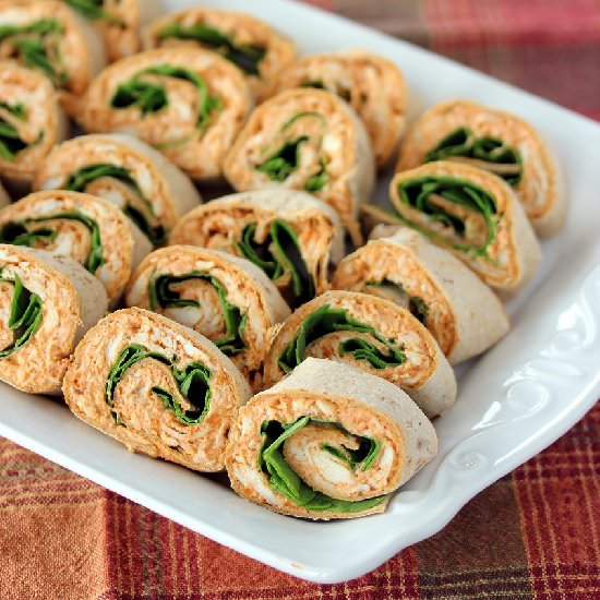 Chicken Taco Pinwheels