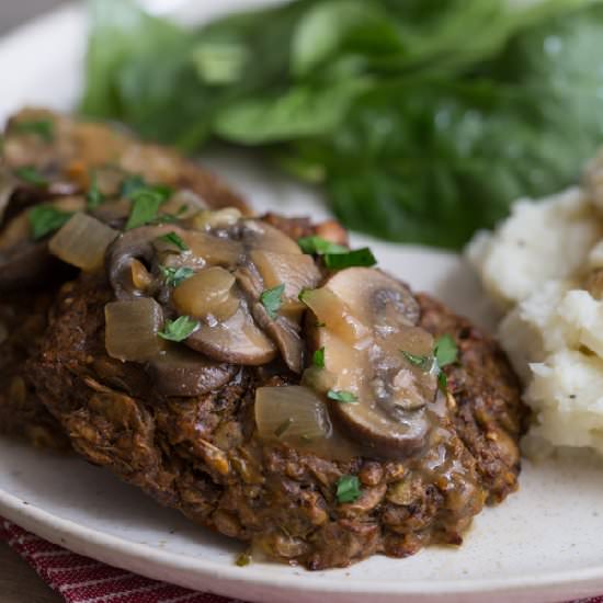 Vegetarian Salisbury Steak