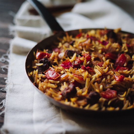 Greek Lamb & Tomato Casserole