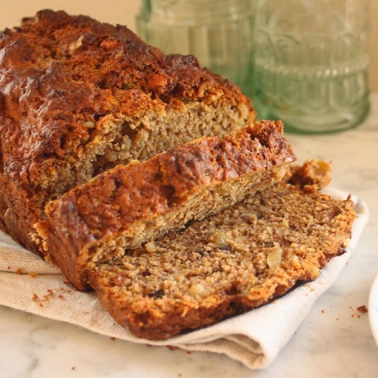 Brown Butter Roasted Banana Bread