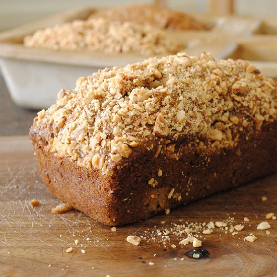 Almond Crunch Banana Bread