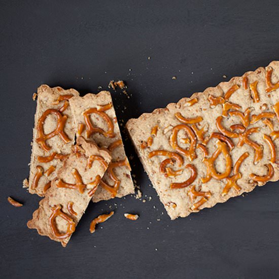 Pretzel Shortbread Bars