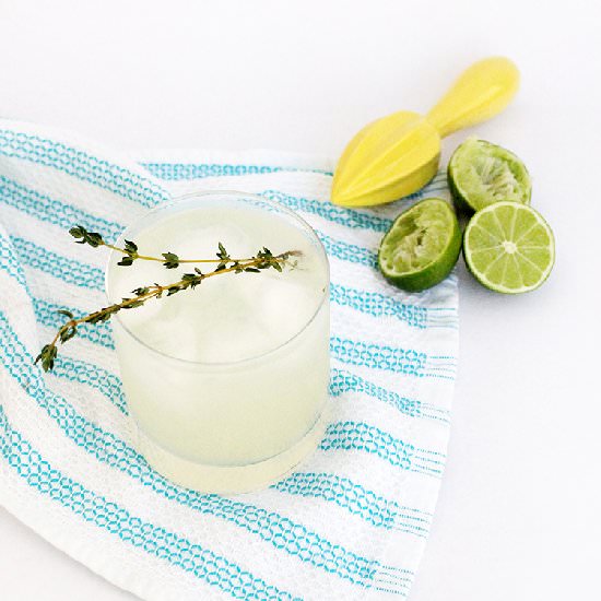 Thyme-Elderflower Gimlet