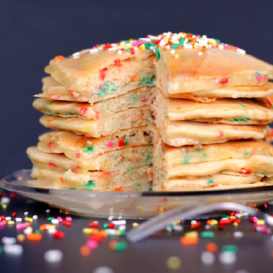 Birthday Cake Pancakes