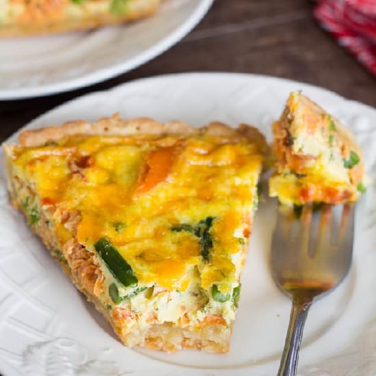 Smoked Salmon Quiche