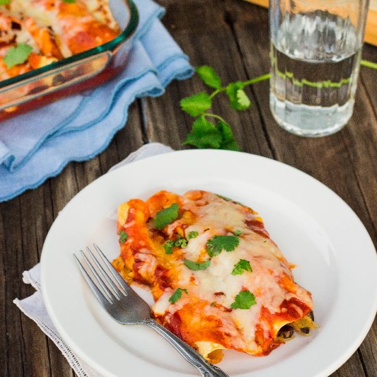 Spaghetti Squash Enchiladas