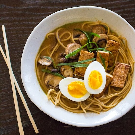 Vegetarian Ramen Noodle Bowl