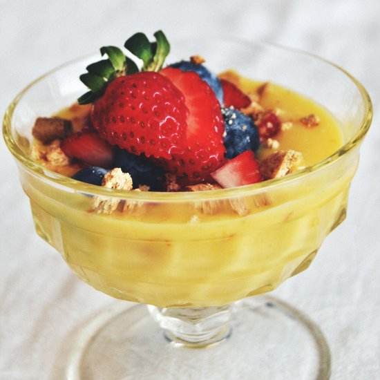 Orange Curd with Berries