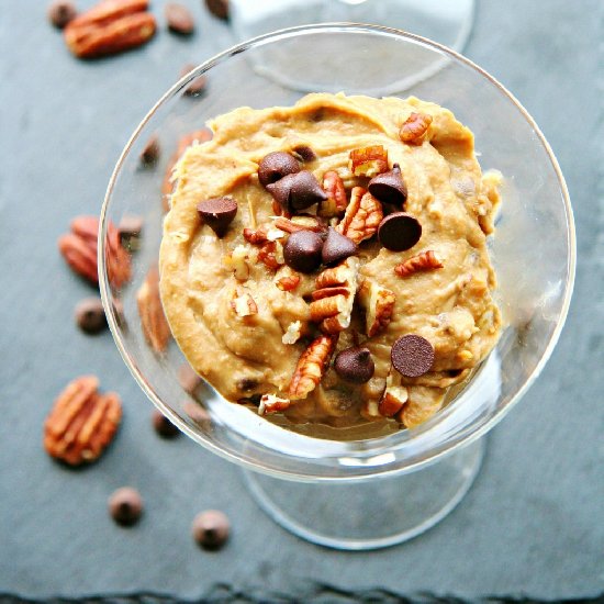 Chocolate Chip Cookie Dough Pudding